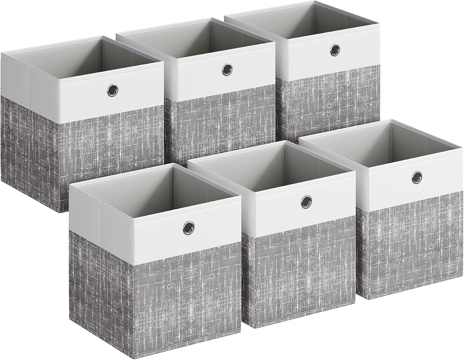 Storage Cubes (6-Piece Set, Foldable with Handles)
